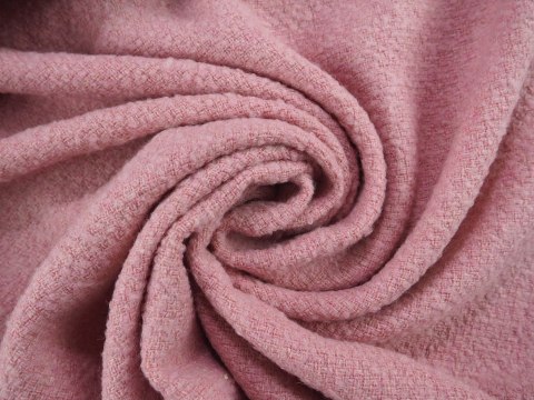 Wełna boucle - Różowa Wełna boucle - Różowa