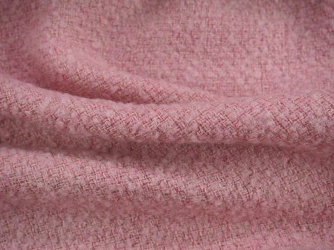 Wełna boucle - Różowa Wełna boucle - Różowa