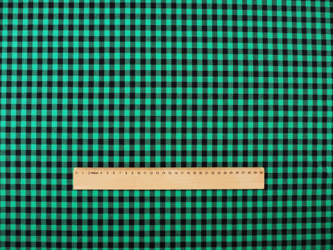 wełna w czarno-zieloną kratkę Shepherd's Plaid wełna w czarno-zieloną kratkę Shepherd's Plaid