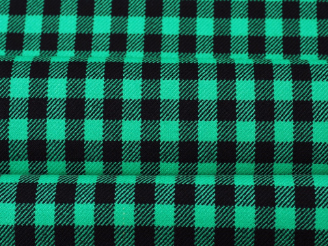 wełna w czarno-zieloną kratkę Shepherd's Plaid wełna w czarno-zieloną kratkę Shepherd's Plaid