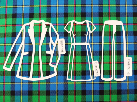 wełna w tartan MacLeod of Harris wełna w tartan MacLeod of Harris