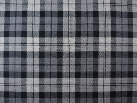 wełna w szarą kratę tartan wełna w szarą kratę tartan