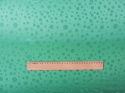 jedwab wytłaczany w groszki w kolorze miętowym