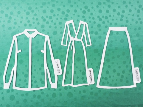 jedwab wytłaczany w groszki w kolorze miętowym