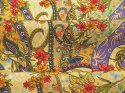 jedwab w paisley i kwiaty