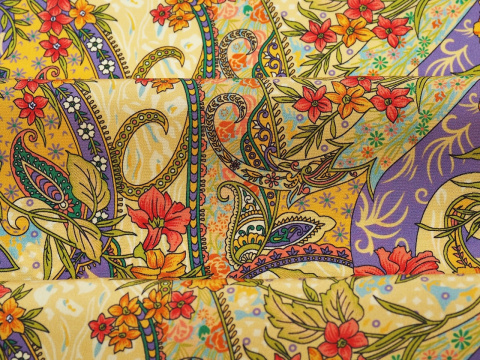 jedwab w paisley i kwiaty jedwab w paisley i kwiaty