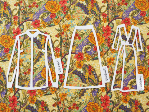 jedwab w paisley i kwiaty jedwab w paisley i kwiaty