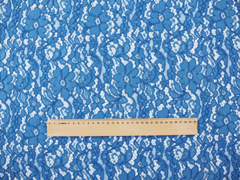 Koronka gipiura błękit Koronka gipiura błękit