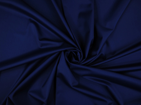 Wełna double face - Błękit pruski z nutami fioletu [kupon 1,75 m]