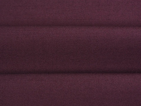 wełna double face oberżyna