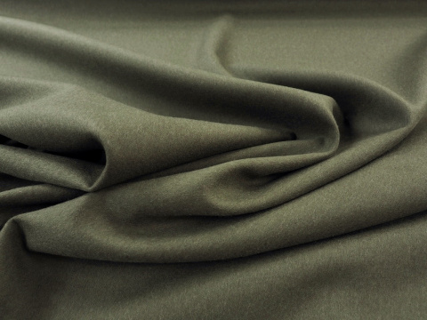 wełna z kaszmirem dwustronna zgaszona zieleń i szary wełna z kaszmirem dwustronna zgaszona zieleń i szary