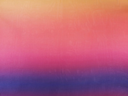 jedwab szyfon gradient pomarańcz-róż-fiolet