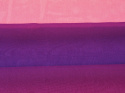 jedwab szyfon gradient pomarańcz-róż-fiolet