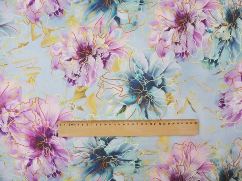 jedwab szyfon w piwonie