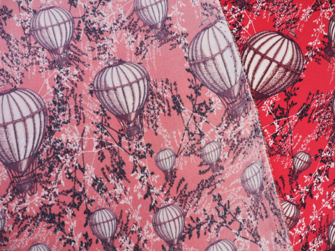 karmazynowy jedwab w balony i rośliny karmazynowy jedwab w balony i rośliny