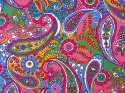 dzianinia wiskozowa w retro paisley