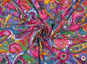 dzianinia wiskozowa w retro paisley
