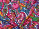 dzianinia wiskozowa w retro paisley