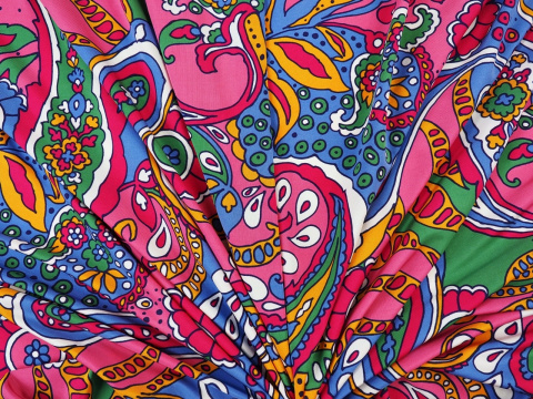 dzianinia wiskozowa w retro paisley dzianinia wiskozowa w retro paisley