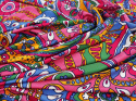 dzianinia wiskozowa w retro paisley