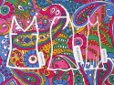 dzianinia wiskozowa w retro paisley