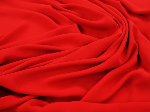 czerwony jedwab
