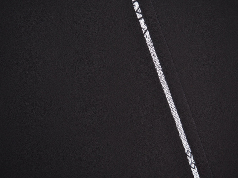 Krepa wełniana Alta Moda - Czerń