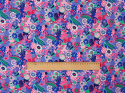 wiskoza krepa w paisley i kwiatki