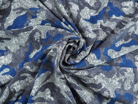 Jedwab Versace - Meduzy na moro Jedwab Versace - Meduzy na moro