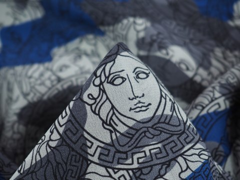 Jedwab Versace - Meduzy na moro Jedwab Versace - Meduzy na moro