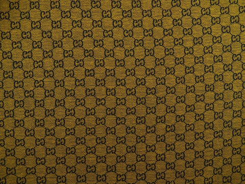 Żakard sygnowny - Logotyp granat i musztarda Żakard sygnowny - Logotyp granat i musztarda