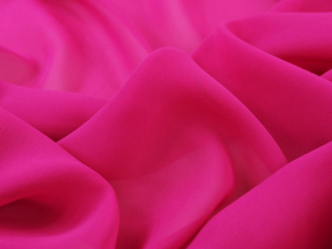 jedwab szyfon amarantowy