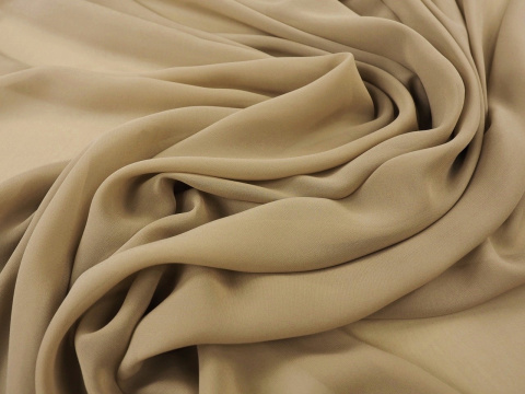 szyfon jedwabny ciepły beż