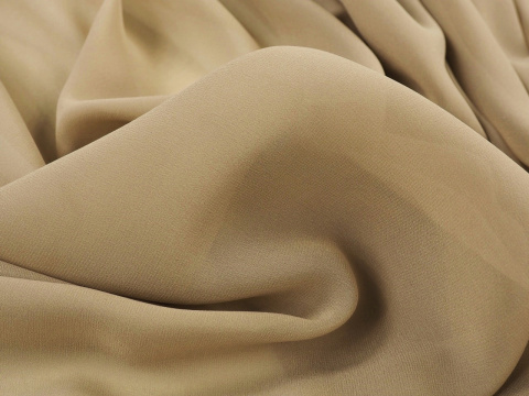 szyfon jedwabny ciepły beż