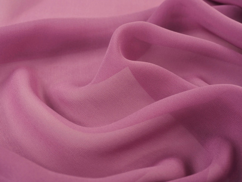 szyfon jedwabny wrzosowy