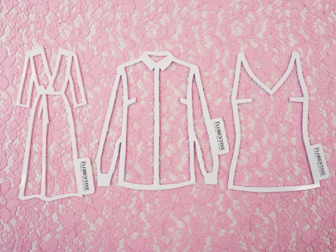 koronka gipiura jasny róż