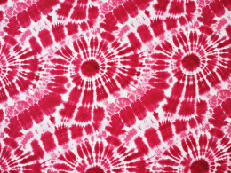 jedwab w różowy wzór tie-dye