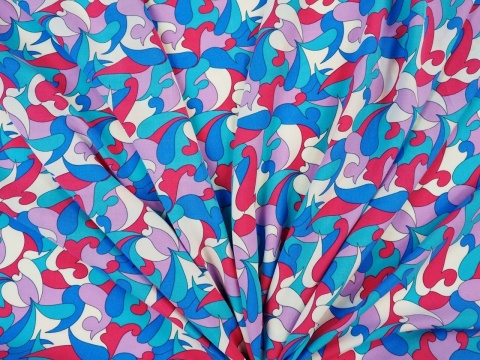 wiskoza w kolorowe łezki paisley wiskoza w kolorowe łezki paisley