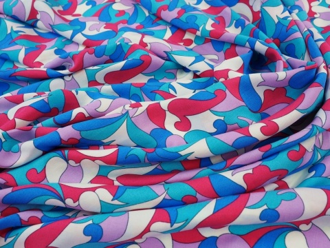 wiskoza w kolorowe łezki paisley wiskoza w kolorowe łezki paisley