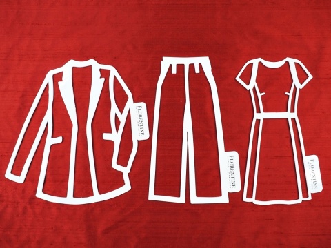 jedwab szantung w kolorze rdzawym wiśniowym