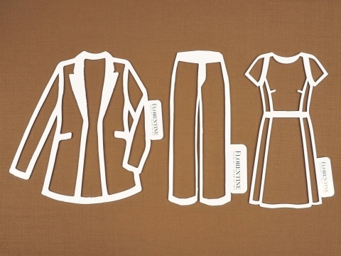 wełna double face w kolorze ciepłego brązu