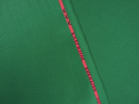 wełna double face w kolorze zielonym