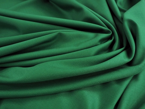 wełna double face w kolorze zielonym