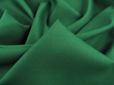 wełna double face w kolorze zielonym