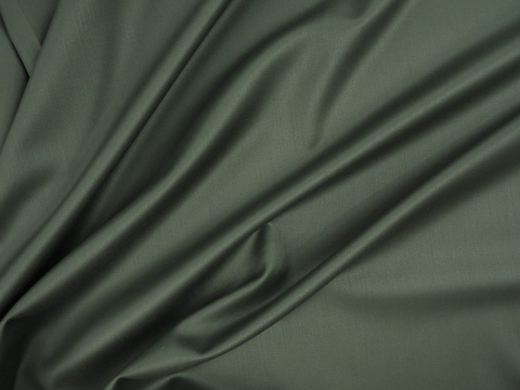 Wełna double face - Oliwka [kupon 0,9 m]