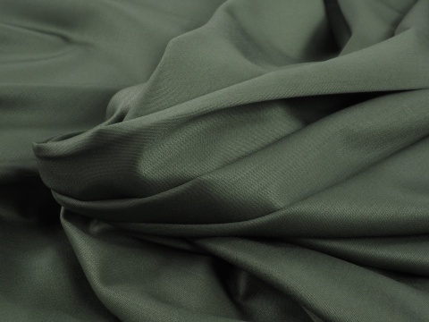 Wełna double face - Oliwka [kupon 0,9 m]