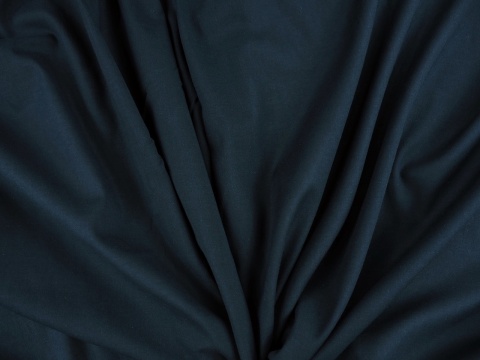 czarna bawełna elastyczna popelina