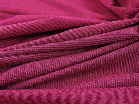 dzianina z lurexem różowa jagoda