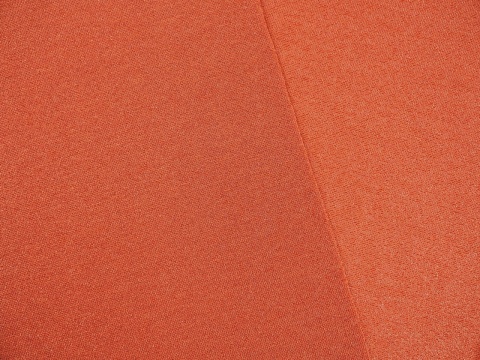 dzianina z lurexem w kolorze rudym