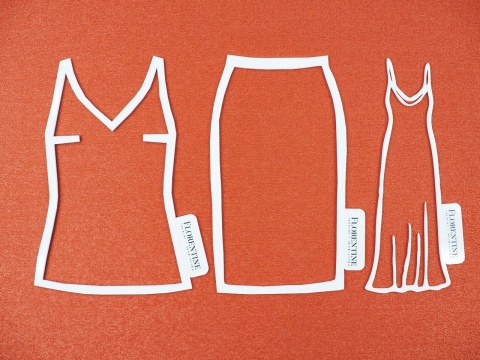 dzianina z lurexem w kolorze rudym